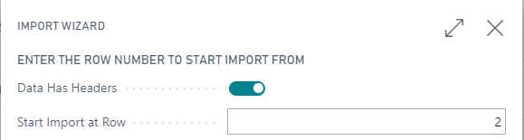Import Wizard Start Import at Import Wizard Start Import at